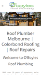 Mobile Screenshot of oboylesroofing.com.au